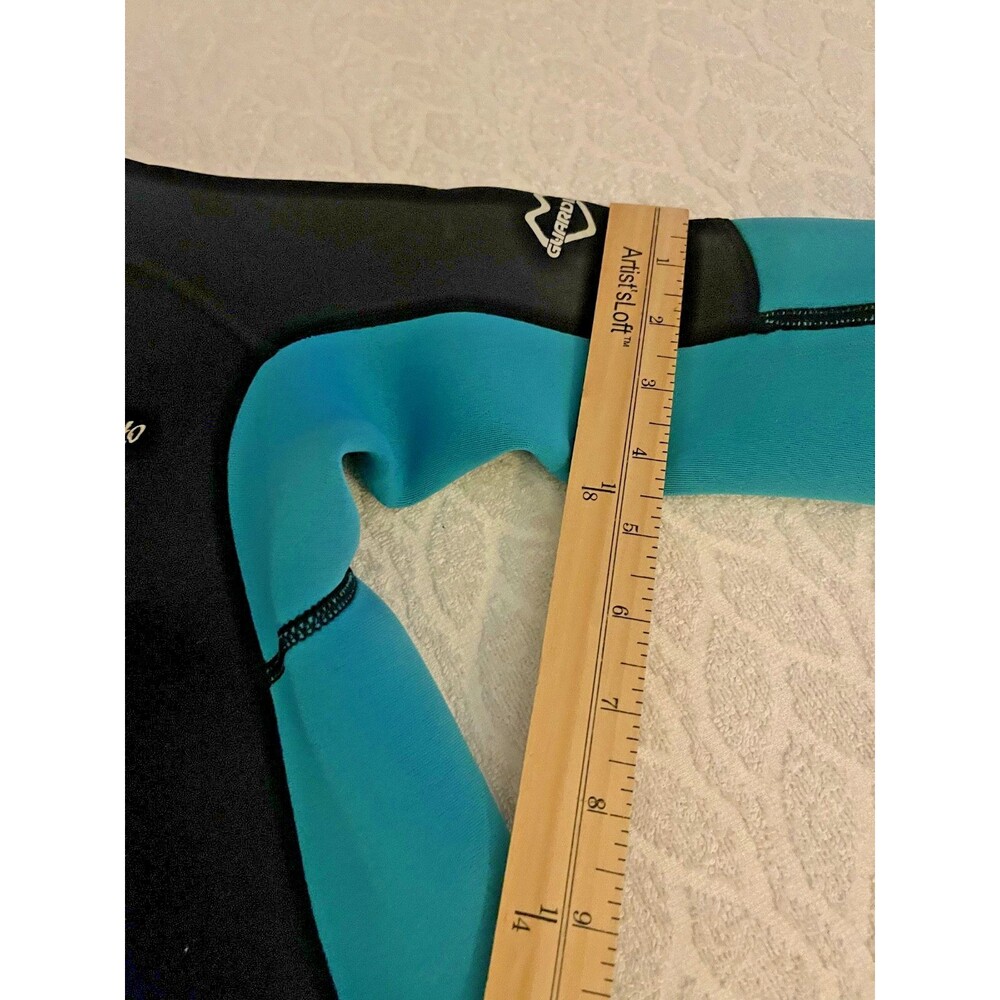 HEVTO Youth Kids SZ 11 Vigor-1 3/2mm Neoprene Full Wetsuit Black Blue Surf Swim - Picture 16 of 16